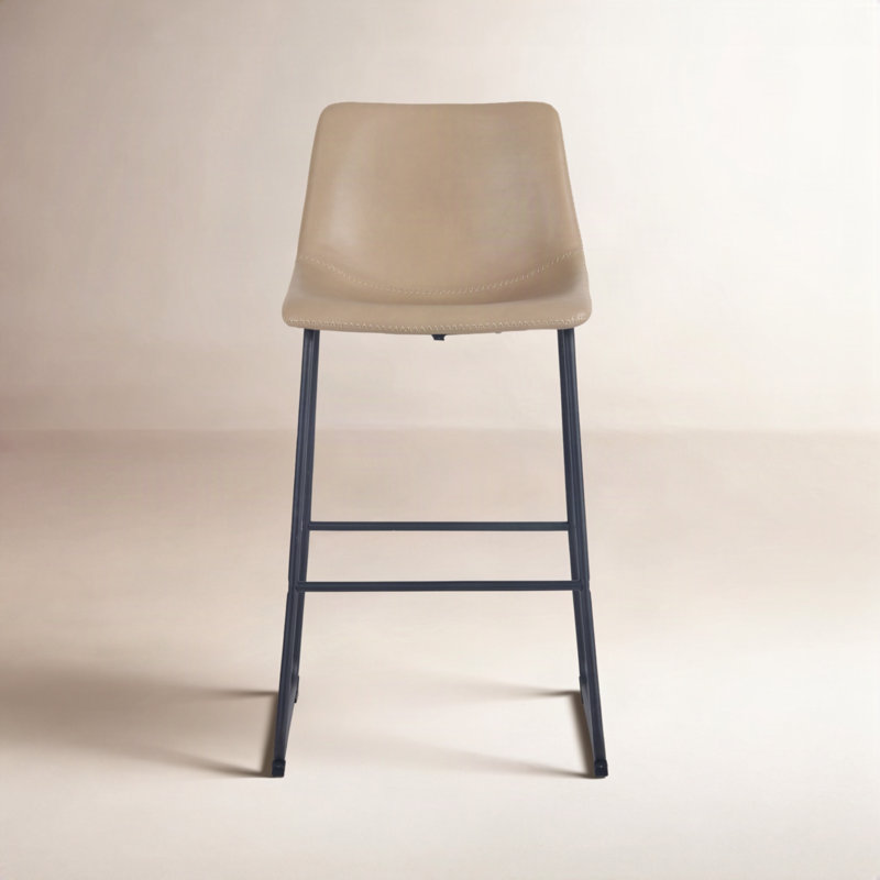 Tabourets de bar sans accoudoirs Anke, Taupe, Tabouret de bar (siège d'une hauteur de 29 po)