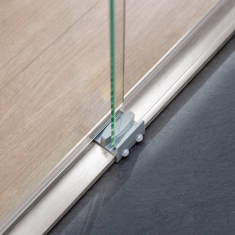 Double Sliding Tub Door 56-60"W x 72"H | 1/4"(6mm) Clear Tempered Glass, Safe & Explosion-Resistant, Brushed Nickel