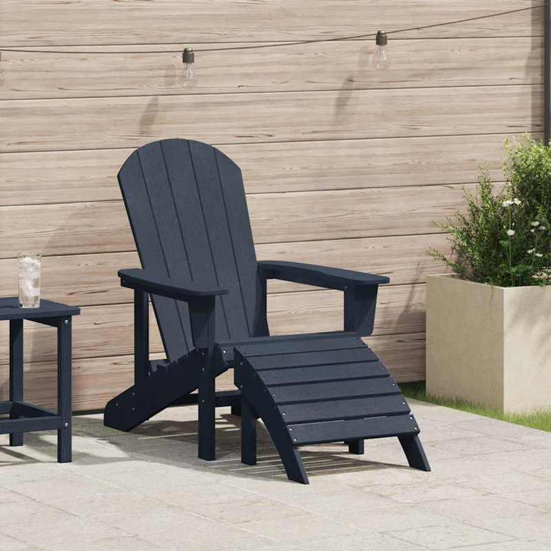 Outdoor Adirondack Chair, Navy