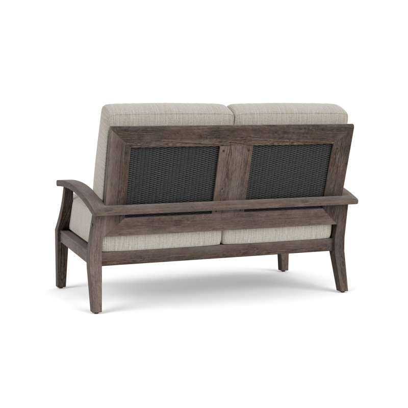 Frontier Outdoor 2 - Seat Loveseat, Friendly Flax, Charcoal