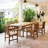 Summerton 6 - Person Teak Wood Outdoor Dining Set