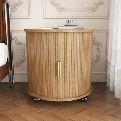 Table de bout cylindrique Mid Century