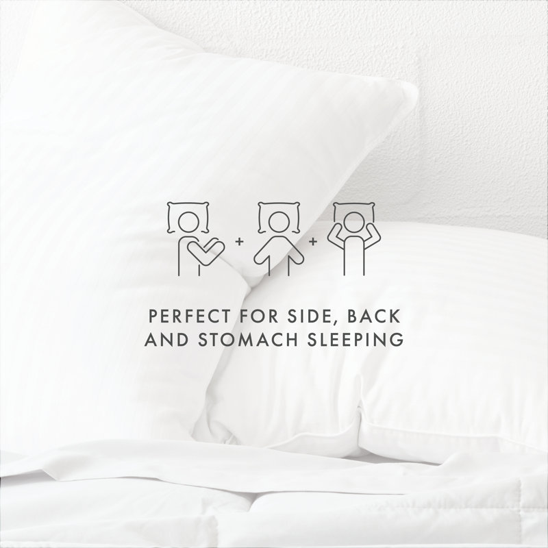 Cooling Down Alternative Gel Fiber Bed Pillows Queen Pillow 20