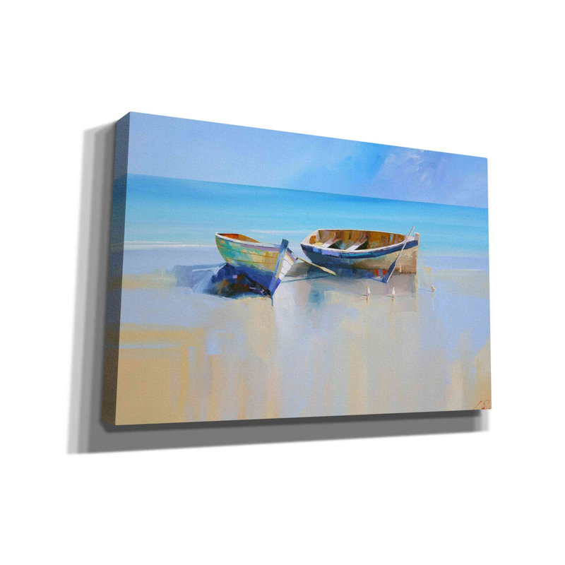 «Afprès Gulls» par Craig Trewin Penny, art mural sur toile, H 40 po x l 60 po x 1,5 po