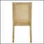 Ensemble de 2 chaises de salle à manger capitonnées Channel, confortables et élégantes avec coussins épais et structure en bois durable