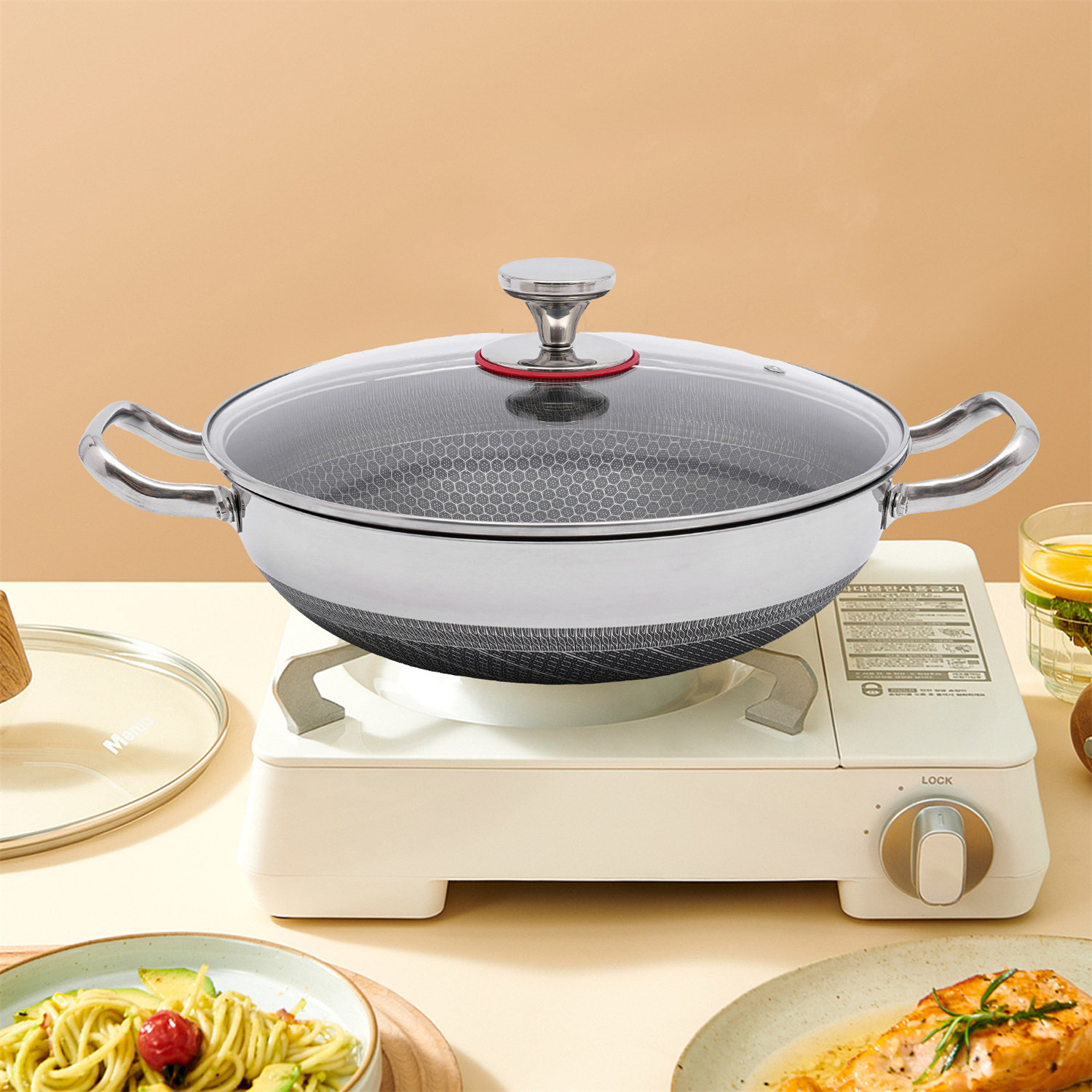 Ozeri Stone Earth 12-in Aluminum Skillet in the Cooking Pans & Skillets  department at
