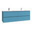 Flora C160D 63.0" Wall Mounted Bathroom Vanity-1734901602