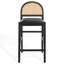 Ottavia Rattan And Leather Counter Stool-915515854