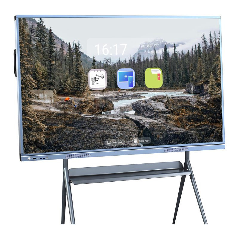 Tableau blanc numérique JYXCN 65 po, écran tactile numérique multi-fonctions de 1 080 po, parfait pour les cours et les réunions