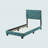 Charming Twin Bed In Refreshing Hue