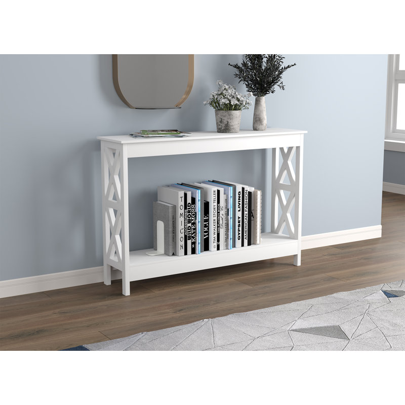Console contemporaine contemporaine, Blanc