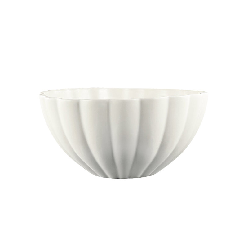 Bol de service rond Canvas Home Lafayette, Blanc