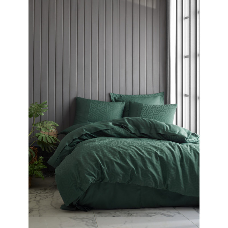 Tott And Eling Solid Colour Duvet Cover Set with Pillowcases Included