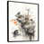 Black Floater Framed