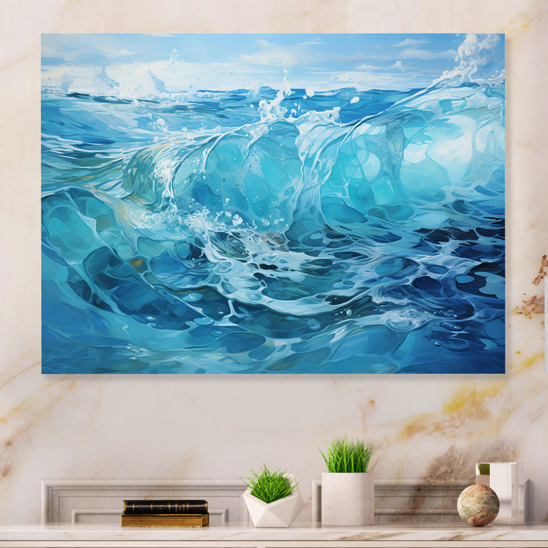 - Décoration murale nautique et plage en métal, H 24 po x l 32 po x P 1 po