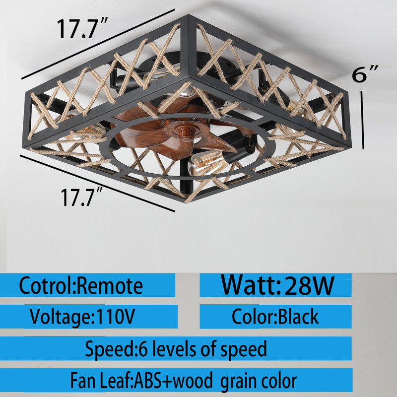 Ventilateur de plafond à cage Menzen