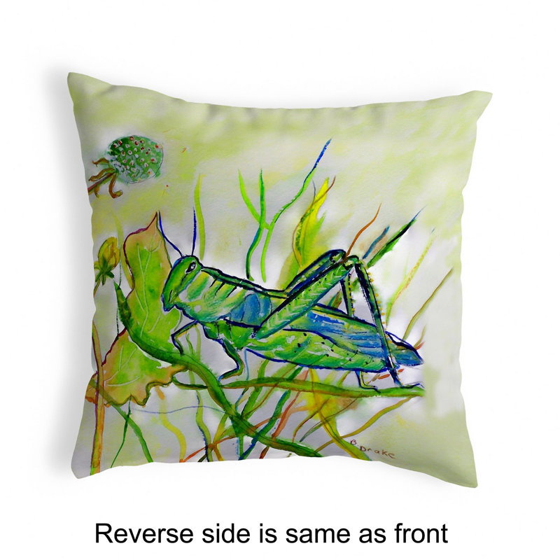 Outdoor Reversible Throw Pillow