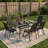 Kabbi Rectangular Steel Outdoor Dining Table Yes , 37.8 " W 59.2 " D