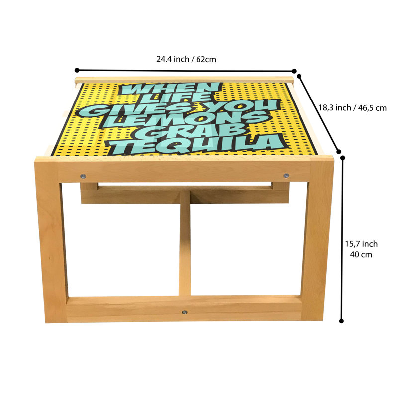 Jakim Sled Coffee Table, 62cm H x 46cm W x 40cm D