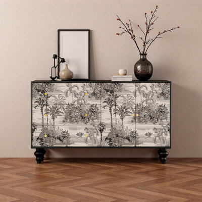 Vintage Solid Wood Drawer Storage Cabinet