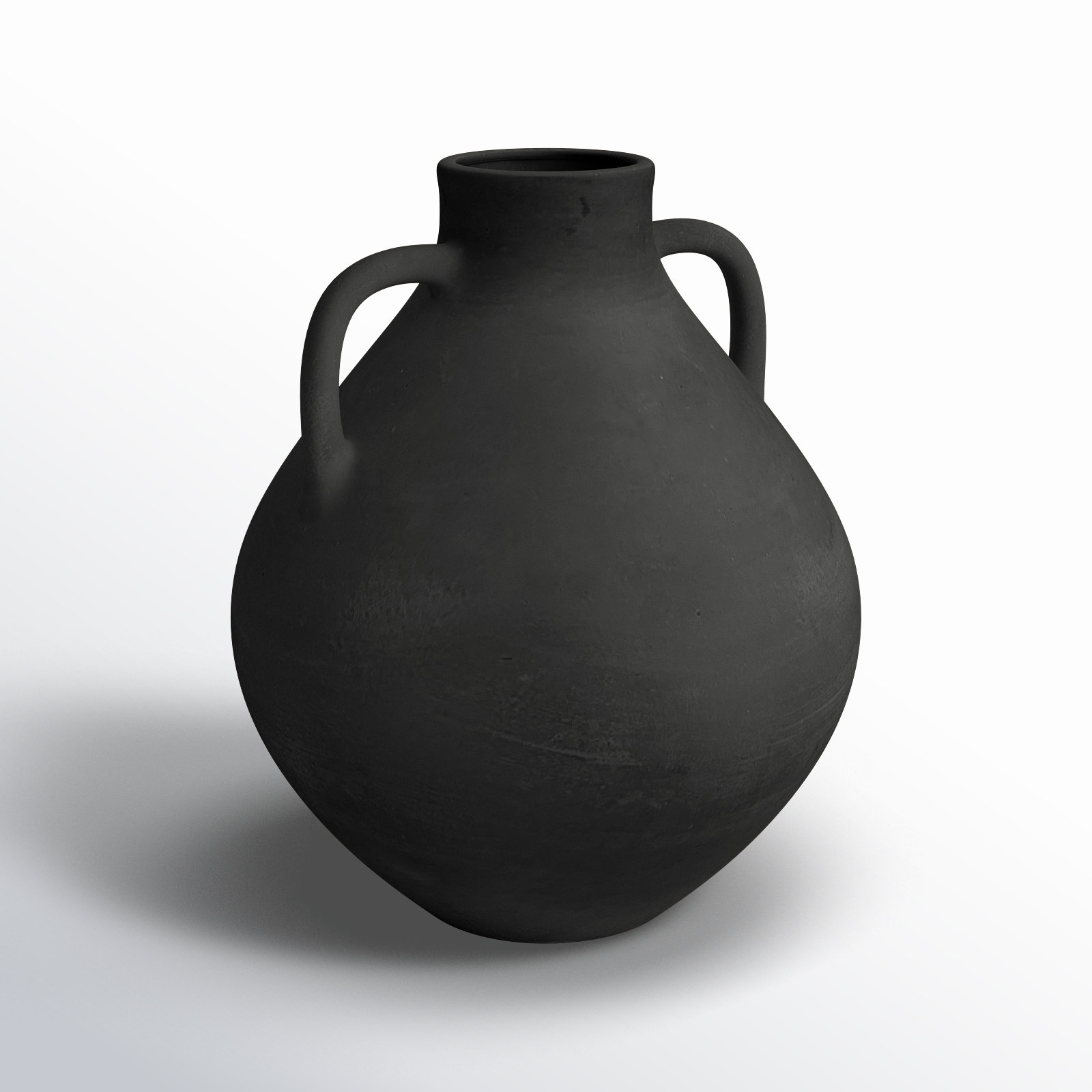 Perth Terracotta Table Vase, Black 