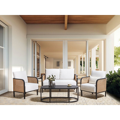 MONTEFALCO 4 - Person Garden Lounge Set with Cushions