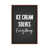 Classic Brown Wood Floater Framed