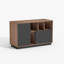 Armoire de rangement moderne avec tiroir, tablettes réglables et rangement ouvert pour bureau personnel C 39 po-500509732