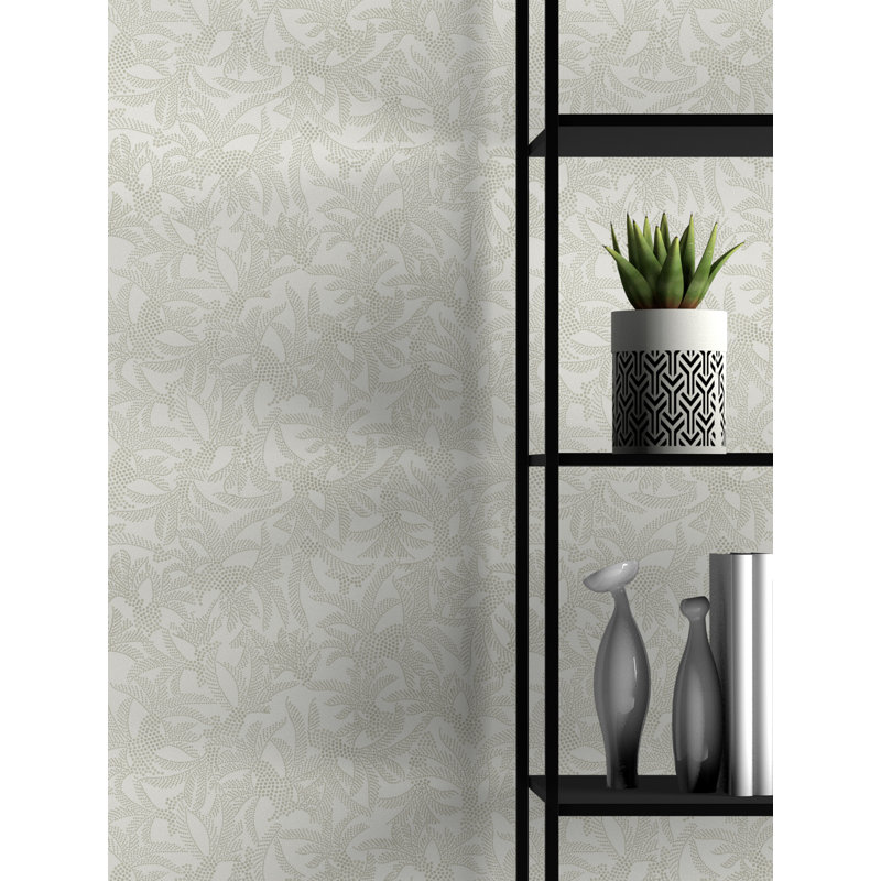 Yuki Osada Floral Wallpaper Double Roll, Oatmeal
