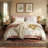 Upholstered Platform Bed Frame, Adjustable Height Vertical Channel Tufted Headboard with Sturdy Wooden Slats Support, Noise-Free-1264260429-1264260434