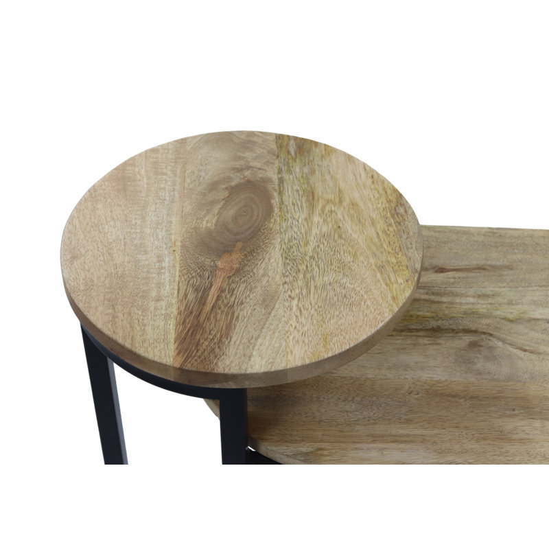 Airiana 75cm Solid Wood Top Console Table