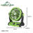 Comfort Gear 8 Inch Rechargeable Electric Fan, LED, 160° Tilt, Indoor/Outdoor - FRC25