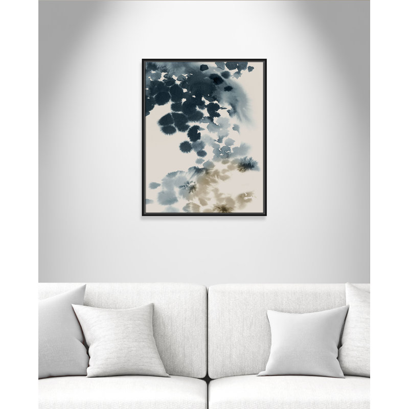 «Emerald Azure I Print» par Casa Fine Arts, H 29,5 po x l 23,5 po, Noir