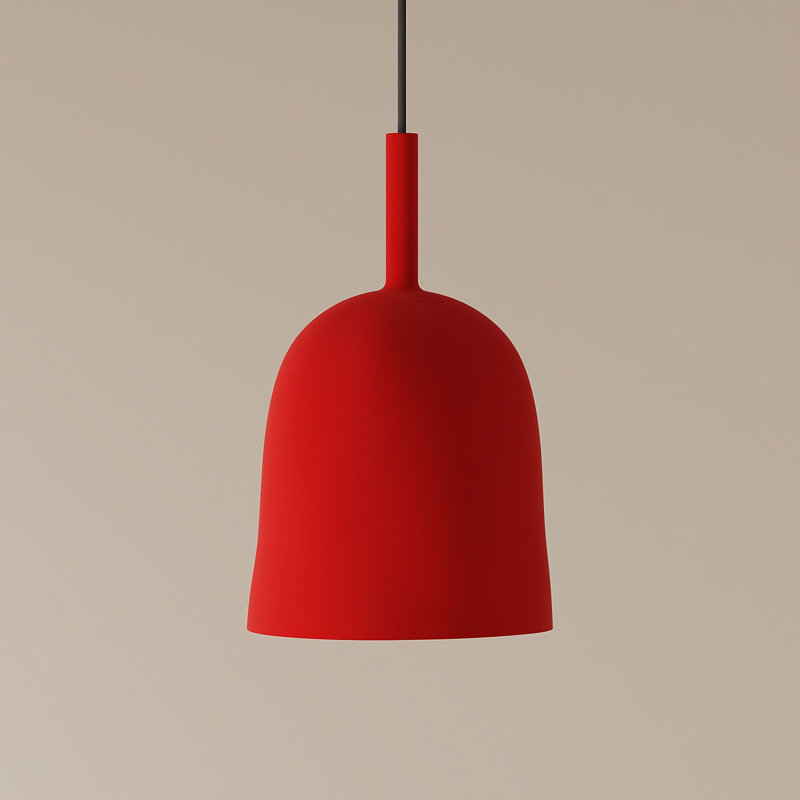Vessel Pendant Light, 18.5'' H x 9'' W x 9'' D, Poppy, Black