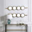 Miroir d’appoint biseauté à boutons glam Pascal