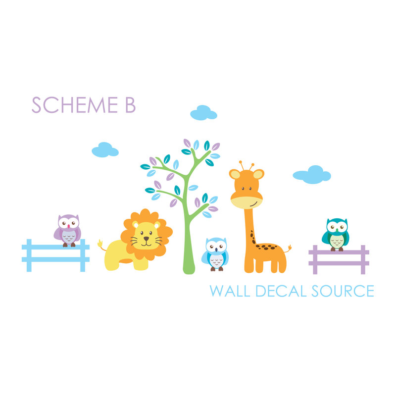 Nautical & Beach Non-Wall Damaging Wall Decal, Scheme B