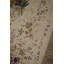 Broderie en soie de couleur ivoire du début du 20e siècle avec oiseaux et fleurs