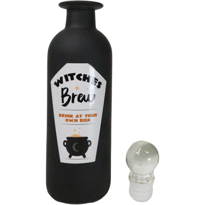 Bouteille de potion en verre givré Wicches