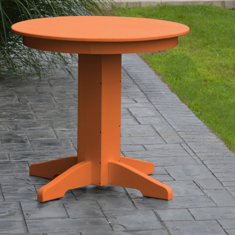 Table de salle à manger Bork, Orange