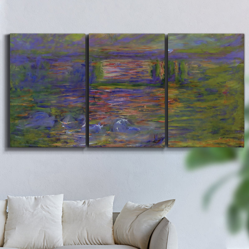 " The Rose Bush, 1925 " 3 - Pieces, 60" H x 120" W x 2" D