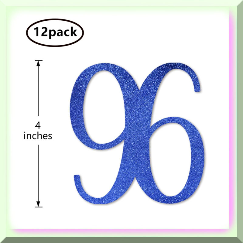 51st Birthday Banner Black 16 pcs