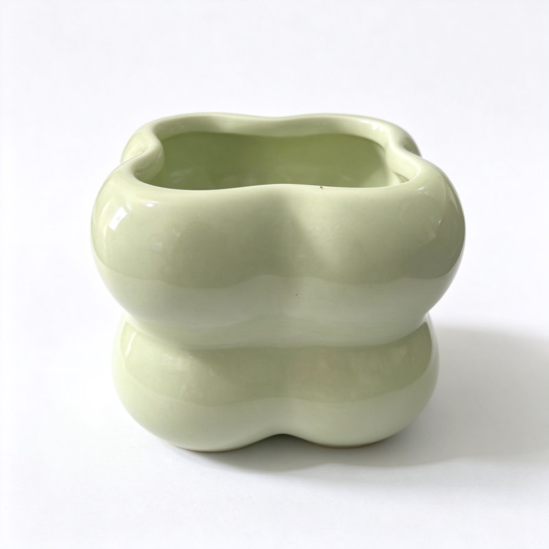 Pot à fleurs Celadon - Céramique verte