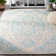 Danya Aqua/Cream Indoor/Outdoor Area Rug