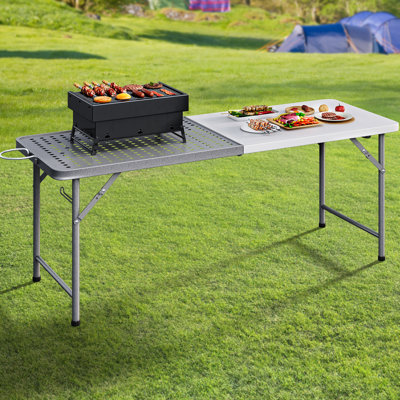 Pendarvis Rectangular Outdoor Folding Camping Table