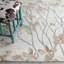 Almond Blossom Floral Hand Knotted Wool Ecru Area Rug-55795860