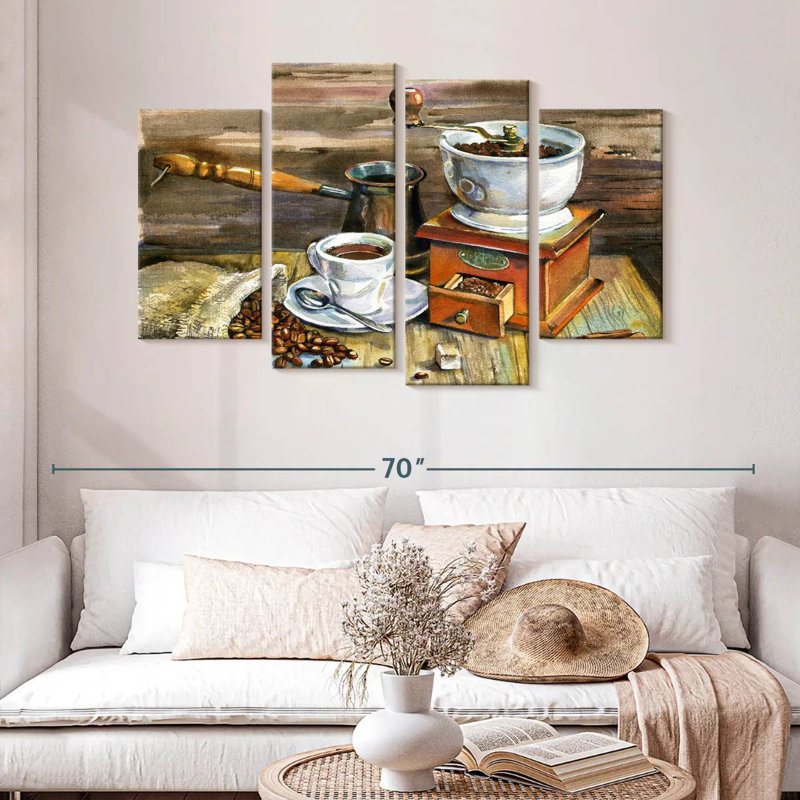 Café moulu Yarlin, H 32 po x l 52 po