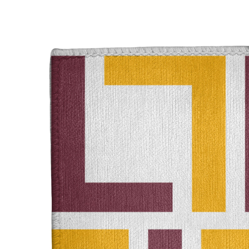 Geometric Indoor Rug, Rectangle 9' x 12'