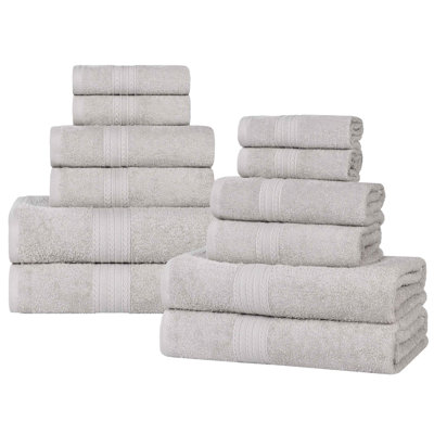 Hannu 12-Piece Sustainable Cotton Towel Set