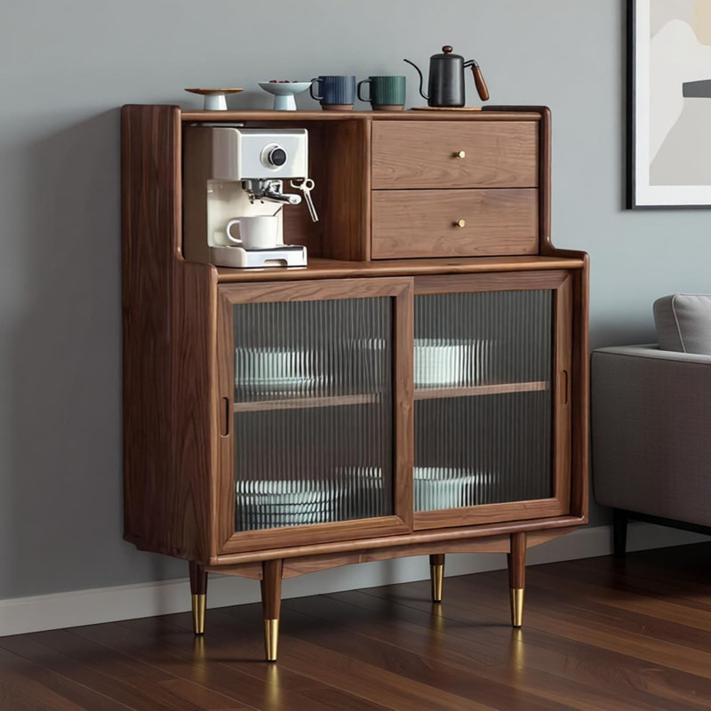 Commode d'appoint simple et multifonctionnelle en bois massif, 47.24 cm H x 39.37 cm W x 15.74 cm D