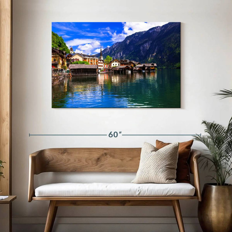 Alvord Scenic Austrian Lake, 30" H x 45" W